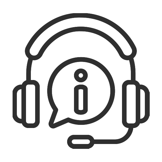 cuffie dell'assistenza prestata ai clienti